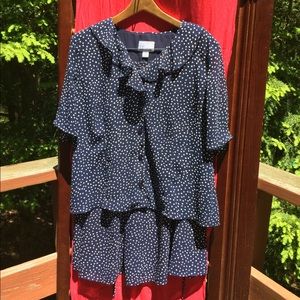 *SALE* Navy Top & Skirt *CLEARING CLOSET*